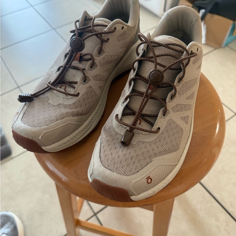 On Men's Taupe and Brown Athletic Shoes